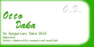 otto daka business card