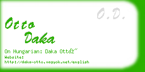 otto daka business card